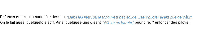 Définition piloter ACAD 1798