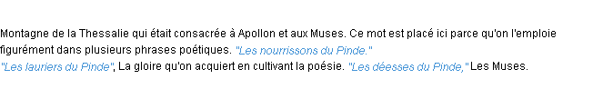 Définition pinde ACAD 1932