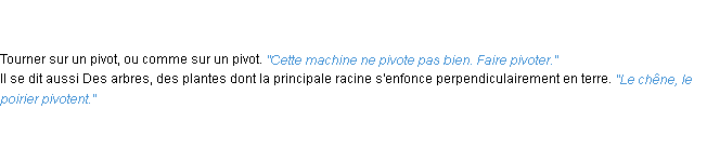 Définition pivoter ACAD 1835