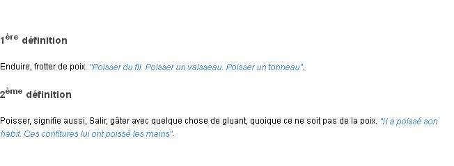 Définition poisser ACAD 1798