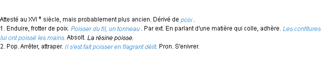 Définition poisser ACAD 1986