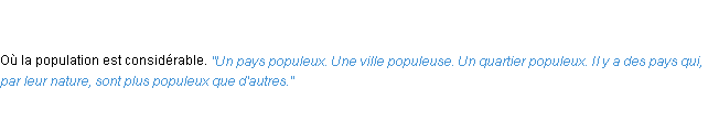 Définition populeux ACAD 1835