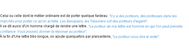 Définition porteur ACAD 1798