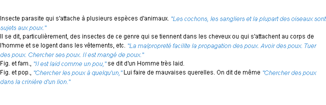 Définition pou ACAD 1932