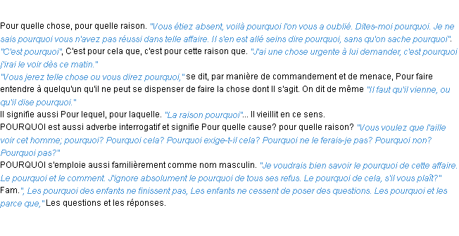 Définition pourquoi ACAD 1932