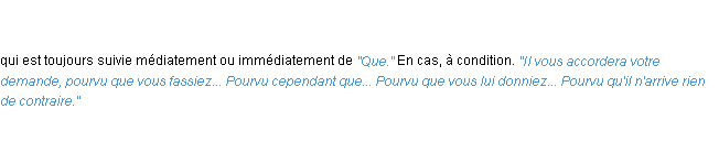 Définition pourvu ACAD 1835