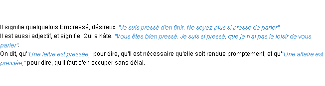 Définition presse ACAD 1798