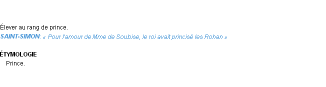 Définition princiser Emile Littré