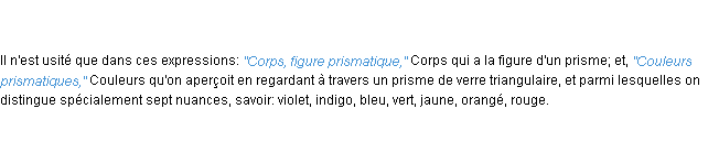 Définition prismatique ACAD 1835