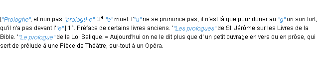 Définition prologue JF.Feraud
