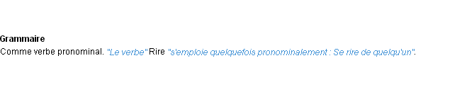 Définition pronominalement ACAD 1932
