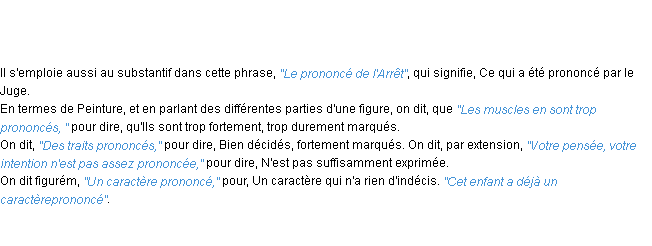 Définition prononcé ACAD 1798 Définition prononcé ACAD 1798