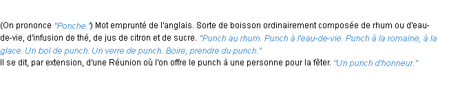 Définition punch ACAD 1932