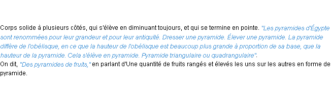 Définition pyramide ACAD 1798