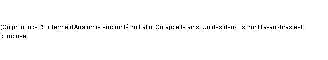 Définition radius ACAD 1798