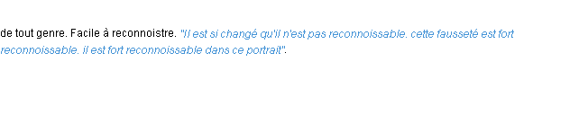 Définition reconnoissable ACAD 1694