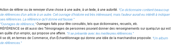 Définition référence ACAD 1932