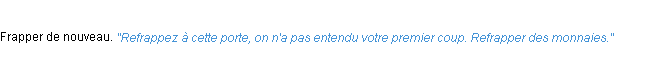 Définition refrapper ACAD 1932