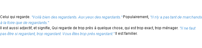 Définition regardant ACAD 1835