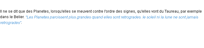 Définition retrograde ACAD 1694