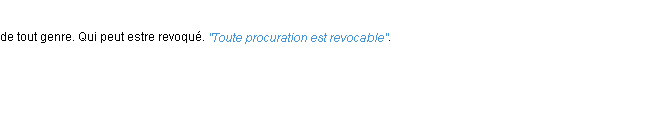 Définition revocable ACAD 1694