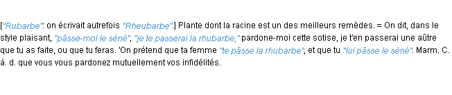 Définition rhubarbe JF.Feraud