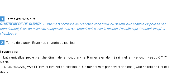 Définition rinceau Emile Littré