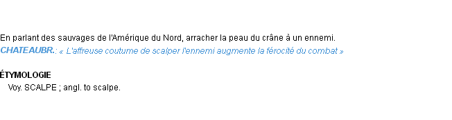 Définition scalper Emile Littré