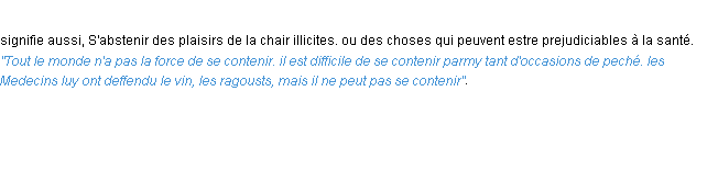 Définition se contenir ACAD 1694