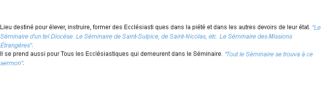 Définition séminaire ACAD 1798