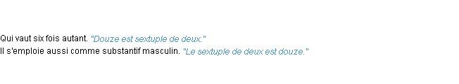 Définition sextuple ACAD 1835