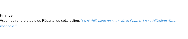 Définition stabilisation ACAD 1932