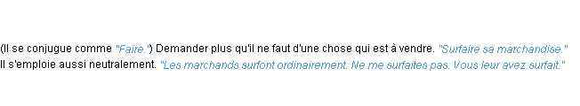 Définition surfaire ACAD 1835