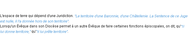 Définition territoire ACAD 1798