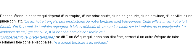 Définition territoire ACAD 1835