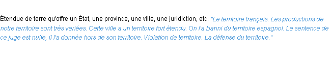 Définition territoire ACAD 1932