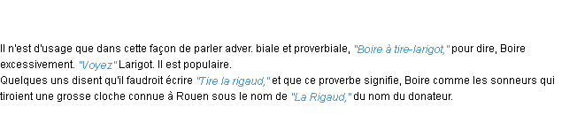 Définition tire-larigot ACAD 1798