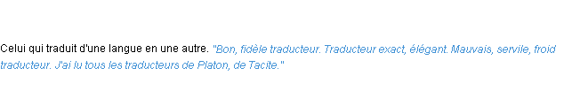 Définition traducteur ACAD 1835