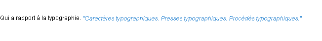 Définition typographique ACAD 1932