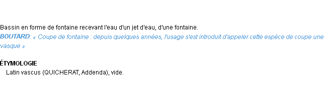 Définition vasque Emile Littré