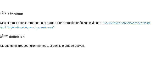 Définition verdier ACAD 1798
