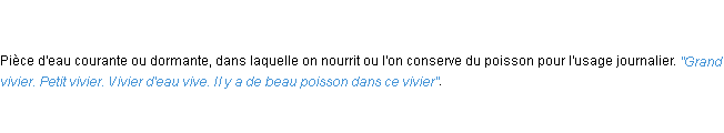 Définition vivier ACAD 1798