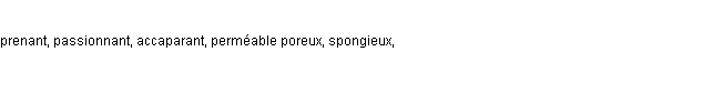 synonymes de absorbant