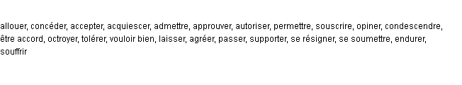 synonymes de consentir synonymes de consentir